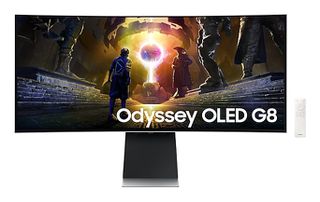Samsung LS34DG850SUXDU computer monitor 86.4 cm (34") 3440 x 1440 pixels OLED Silver