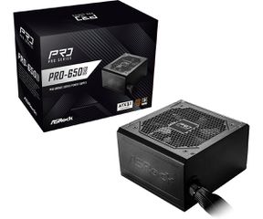 Asrock PRO-650B power supply unit 650 W 24-pin ATX ATX Black