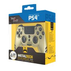 STEELPLAY - MetalTech Wireless Controller - GOLD / PlayStation 4-thumb-1