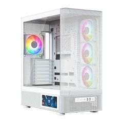 MODECOM Volcano Volcano AQ400 ARGB Midi White-thumb-1