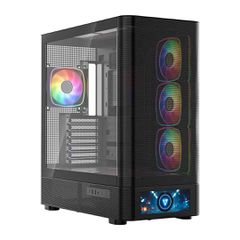 MODECOM Volcano Volcano AQ500 ARGB Midi Black-thumb-1