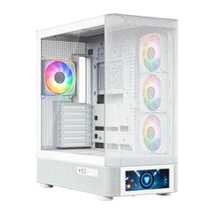 MODECOM Volcano Volcano AQ500 ARGB Midi White-thumb-1