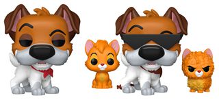 Oliver & Co. POP! Movies Vinyl Figures Dodger w/Oliver w/Chase 9 cm Assortment (6)