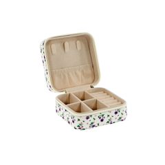 Tinka - Travel Jewellery Box White w/Lillia Flowers / Toys