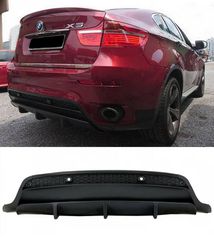 Diffuser Πίσω Προφυλακτήρα Για Bmw X6 E71 X6M-Performance Look