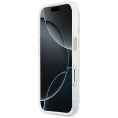 Guess IML Gradient Script Metal MagSafe Case for iPhone 17 Pro Max - White-thumb-4