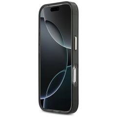 Guess IML Script Metal MagSafe Case for iPhone 17 Pro - Black-thumb-4