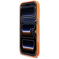 Guess IML Script Metal MagSafe Case for iPhone 17 Pro - Orange-thumb-4