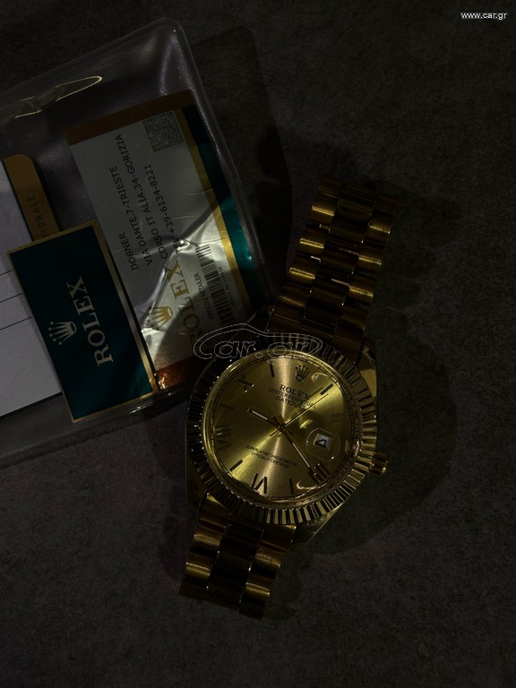 rolex replica dayjust 36cm gold
