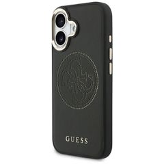 Guess Perforated 4G MagSafe case for iPhone 17 - black-thumb-1