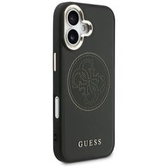 Guess Perforated 4G MagSafe case for iPhone 17 - black-thumb-3