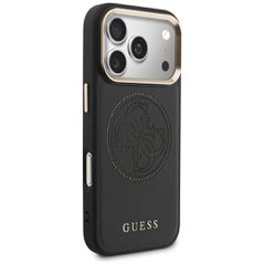 Guess Perforated 4G MagSafe case for iPhone 17 Pro Max - black-thumb-3
