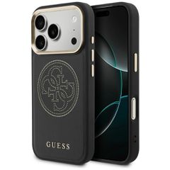 Guess Perforated 4G MagSafe case for iPhone 17 Pro Max - black-thumb-0