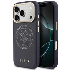 Guess Perforated 4G MagSafe case for iPhone 17 Pro - blue-thumb-0