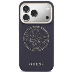 Guess Perforated 4G MagSafe case for iPhone 17 Pro - blue-thumb-2