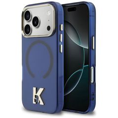Karl Lagerfeld IML K Head Logo MagSafe Case for iPhone 17 Pro - Blue