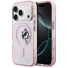 Karl Lagerfeld IML Peekaboo MagSafe Case for iPhone 17 Pro Max - Pink