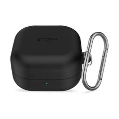 Tech-Protect Silicone Hook Case for Samsung Galaxy Buds 4 / 4 Pro - Black-thumb-2