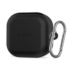 Tech-Protect Silicone Hook Case for Samsung Galaxy Buds 4 / 4 Pro - Black-thumb-0