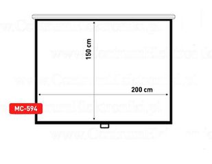 Maclean MC-594 projection screen 2.54 m (100") 3:4-thumb-1
