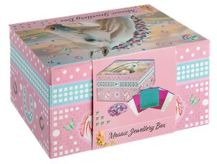 Moxy - Horse Mosaic Jewellery Box (190009) / Toys