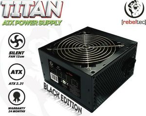 Rebeltec Titan 400W Μαύρο Τροφοδοτικό Υπολογιστή Full Wired