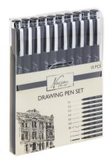 Nassau - Drawing Pen Set Fineliners 10pcs (AR0224/GE) / Toys