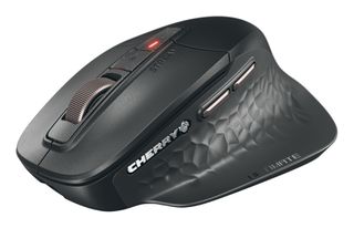 Cherry Stream Ultimate Ασύρματο & Ενσύρματο Εργονομικό Bluetooth Vertical Ποντίκι Μαύρο