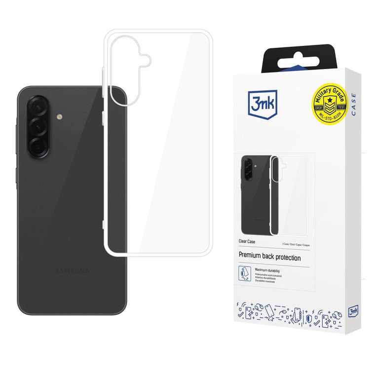 3mk Clear Case for Samsung Galaxy A37 - transparent