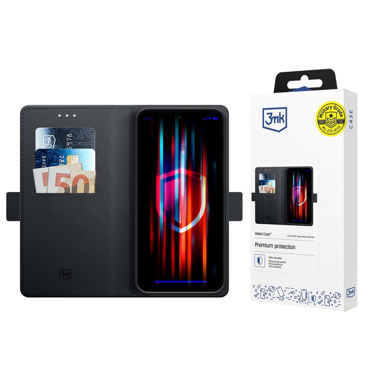 3mk Wallet Case for Xiaomi 17 - black