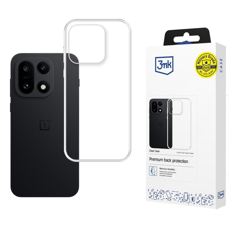 3mk Clear Case for OnePlus 15 5G - transparent