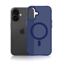 3mk Smoke MagCase for iPhone 16 - Blue-Translucent-thumb-2