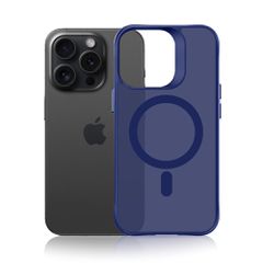 3mk Smoke MagCase for iPhone 16 Pro Max - Blue-Translucent-thumb-1