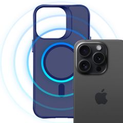 3mk Smoke MagCase for iPhone 16 Pro - Blue-Translucent-thumb-3