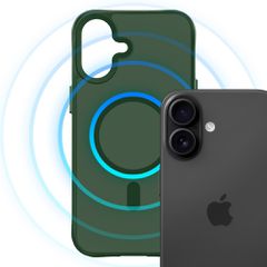 3mk Smoke MagCase for iPhone 16 - Green-Translucent-thumb-2