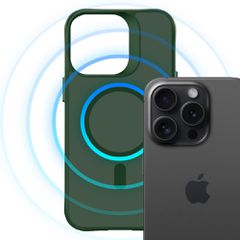 3mk Smoke MagCase for iPhone 16 Pro Max - Green-Translucent-thumb-4