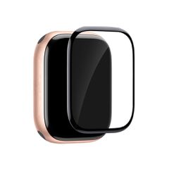 Puro PMMA Screen Protector "FLEXIBLE SHIELD", with applicator included, for Apple Watch Serie 10 / 11 42mm, Black