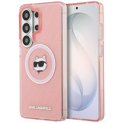 Karl Lagerfeld IML Repeated Choupette MagSafe Case for Samsung Galaxy S26 Ultra - Pink