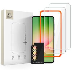 Tech-Protect Easy Set+ 3-Pack Tempered Glass for Samsung Galaxy A37 5G