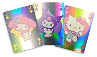 Sanrio Playing Cards Hello Kitty & Friends Cupcake French-suited Deck Holographic