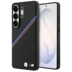 BMW Tricolor Metal Logo MagSafe Case for Samsung Galaxy S26 Ultra - Black