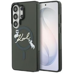 Karl Lagerfeld IML KC Script MagSafe Case for Samsung Galaxy S26 Ultra - Black