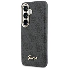 Guess 4G Script MagSafe Case for Samsung Galaxy S26 - Black-thumb-1