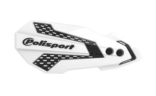Χούφτες Προστασίας Polisport MX Flow Handguard Άσπρες-Μαύρες