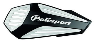 Χούφτες Προστασίας Polisport MX Air Handguard Μαύρες-Άσπρες
