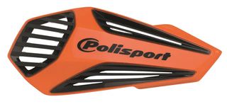 Χούφτες Προστασίας Polisport MX Air Handguard Μαύρες-Πορτοκαλί