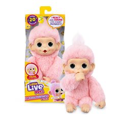Little Live Pets - My Baby Mini Monkey Pink Lemonz (26764) / Toys