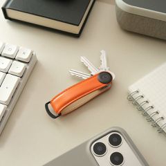 Orbitkey - Leather Key Organiser - Terracotta-thumb-3