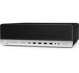 T1A - HP EliteDesk 800 G4 Refurbished i5-8500 8GB 256GB Win10 Pro SFF PC Black, Silver / Computers