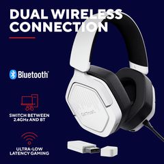 Trust - GXT493W Carus Wireless Headset - White / Electronics-thumb-4